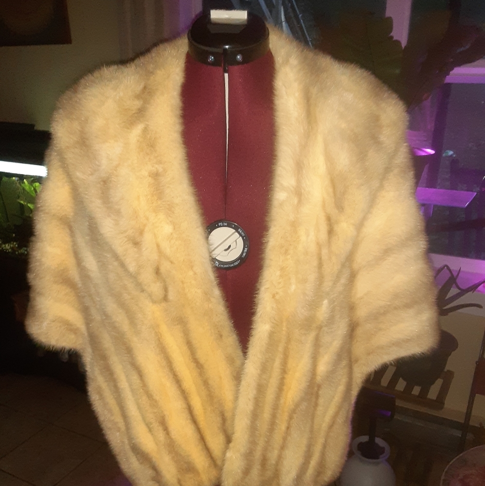Vintage 1940s/50s mink stole